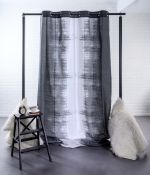 COTTON CURTAIN SHADE 150X280 WITH EYELETS